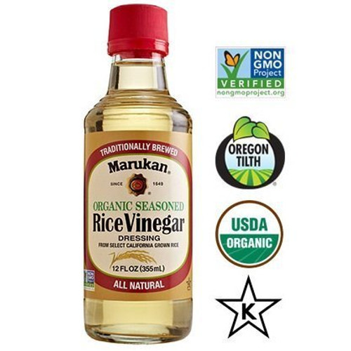 Marukan Organic Seasoned Rice Vinegar Dressing, 12 Ounce -- 6 per case. by Marukan Vinegar