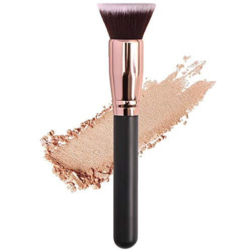 Flat Top Kabuki Brush Powder Foundation Makeup Brush  KINGMAS Premium Makeup Brush for Buffing Liquid  Cream  Powder  Blending Face Brush