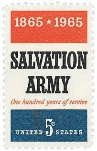 1267-1965 5c Salvation Army U. S. Postage Stamp Plate Block -4-