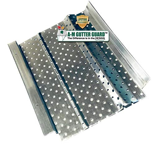 A-M Aluminum Gutter Guard Sample Pack Includes 6inch  and 5inch  Width x 6inch  Length Samples