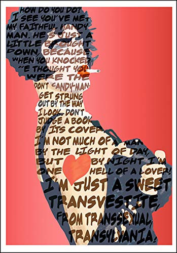 Frank-n-Furter Rocky Horror Picture Show mini-print 5x7inch