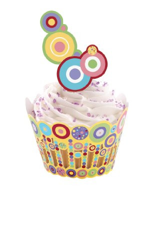 Wilton Sweet Dots Cupcake Wraps_n Pix  12 Count