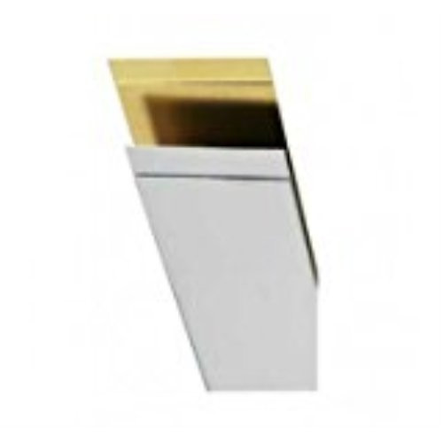 K and S Strip 0.018inch  X 1inch W X 12inch  L Stainless Steel - 430 Carded