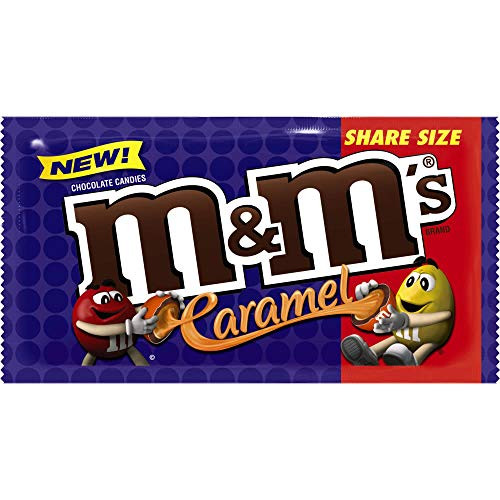 M and M_S Caramel Chocolate Candy Sharing Size  2.83-Ounce Pack
