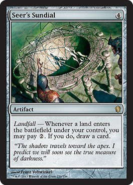 Magic The Gathering - Seer39 s Sundial -256 356- - Commander 2013