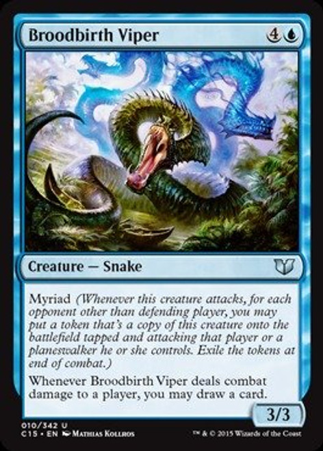 Magic The Gathering - Viper39 s Brood -010 342- - Commander 2015 Magic The Gathering - Viper39 s Brood -010 342- - Commander 2015