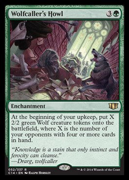 Magic The Gathering - Wolfcaller39 s Howl -052 337- - Commander 2014