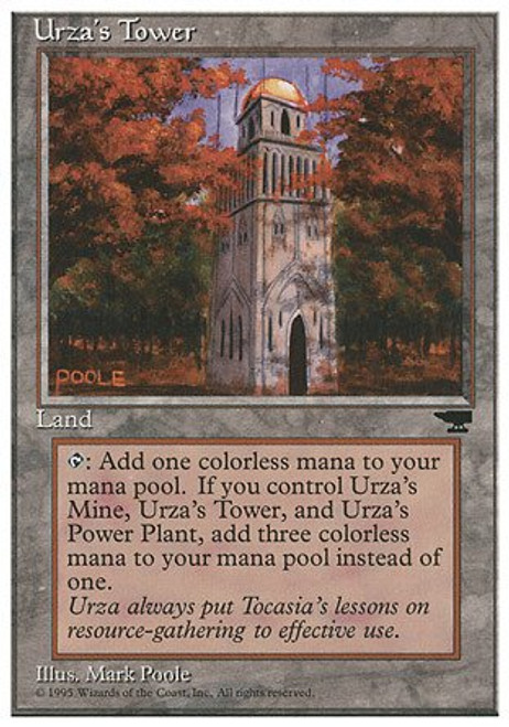 Magic The Gathering - Urza39 s Tower -Forest- - Chronicles Magic The Gathering - Urza39 s Tower -Forest- - Chronicles