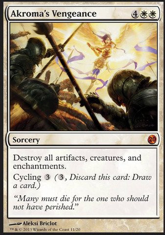 Magic The Gathering - Akroma39 s Vengeance -11 20- - from The Vault  Twenty - Foil