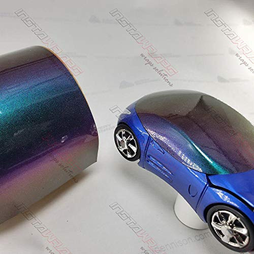 Avery Dennison SW900 Colorflow Gloss Lightning Ridge - 611-S - Vinyl CAR WRAP Film -Sample 2.5in x 4in-