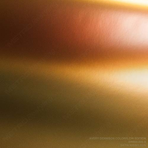Avery SW900-446-S ColorFlow Satin Rising Sun 3in x 5in -Sample Size- Supreme Vinyl Car Wrap Film