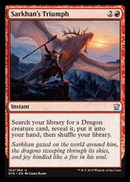 Magic The Gathering - Sarkhan39 s Triumph -154 264- - Dragons of Tarkir