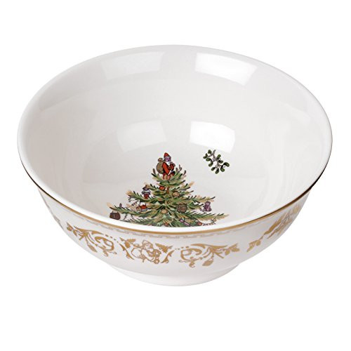 Spode Christmas Tree Bowl, Small, Gold Spode Christmas Tree Bowl, Small, Gold