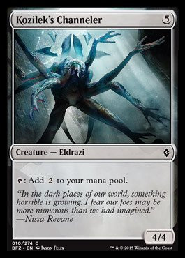 Magic The Gathering - Kozilek39 s Channeler -010 272- - Battle for Zendikar - Foil