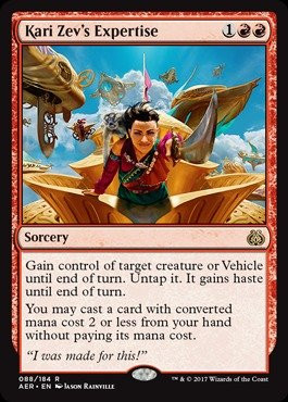Magic The Gathering - Kari Zev39 s Expertise -88 184- - Aether Revolt - Foil