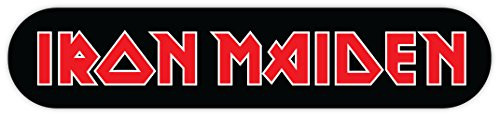IRON MAIDEN LOGO sticker decal 8inch  x 2inch
