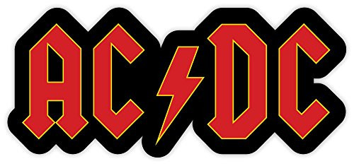 ACDC AC DC LOGO sticker decal 6inch  x 3inch