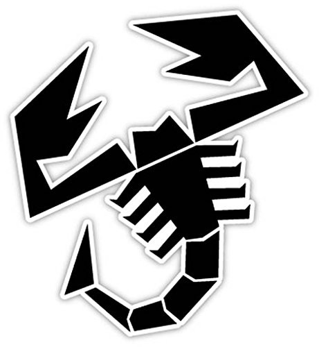 Fiat Abarth Scorpio 4inch  x 4inch  sticker decal