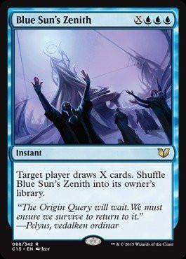 Magic The Gathering - Blue Sun39 s Zenith -088 342- - Commander 2015