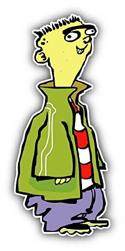 valstick Ed  EDD n Eddy Eddy Cartoon Car Bumper Sticker Decal
