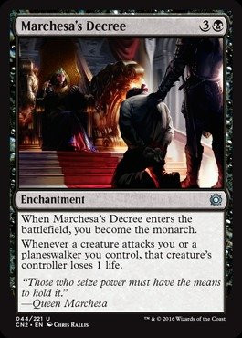 Magic The Gathering - Marchesa39 s Decree -044 221- - Conspiracy 2  Take The Crown