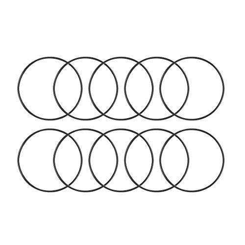 uxcell Nitrile Rubber O-Rings 49mm OD 46mm ID 1.5mm Width  Metric Buna-N Sealing Gasket  Pack of 10