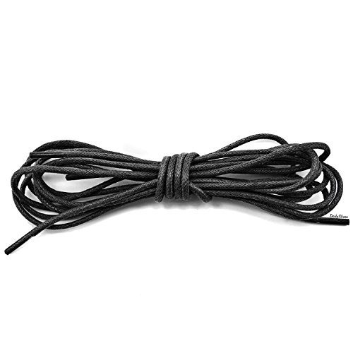 DailyShoes Round Waxed Shoelaces Ox Flat Dress Canvas Sneaker Shoe Laces -27inch  36inch  45inch  54inch  60inch  78inch - Strings -Great for Kick Shoes- Black 27inch  inch -69 cm- DailyShoes Round Waxed Shoelaces Ox Flat Dress Canvas Sneaker Shoe Laces -27inch  36inch  45inch  54inch  60inch  78inch - Strings -Great for Kick Shoes- Black 27inch  inch -69 cm-