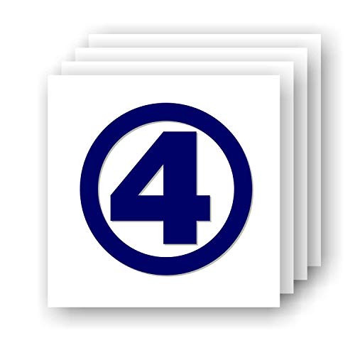 Fantastic Four emblem  DC Comics-inspired SMALL Vinyl Decal