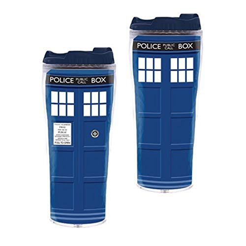Doctor Who Travel Coffee Mug - Dr Who TARDIS Insulated Tumbler Cup - 12 oz Doctor Who Travel Coffee Mug - Dr Who TARDIS Insulated Tumbler Cup - 12 oz