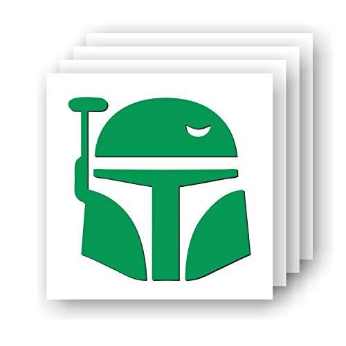 Boba Fett Helmet SMALL Vinyl Decal