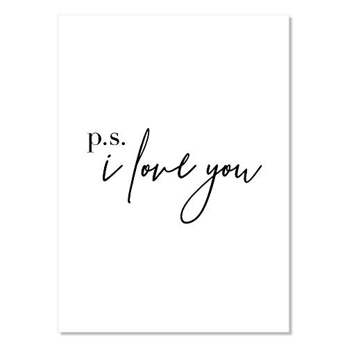 P.S. I Love You Print  Unframed