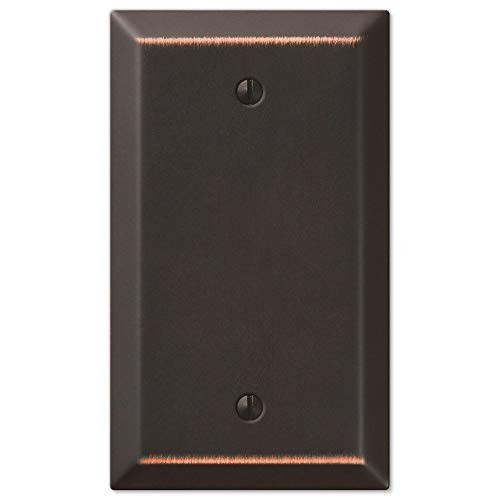Traditional Design Wall Switch Plates Blank Single Outlet Cover  Oil Rubbed Bronze