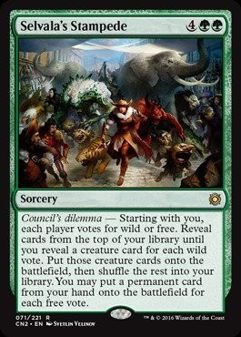 Magic The Gathering - Selvala39 s Stampede -071 221- - Conspiracy 2  Take The Crown