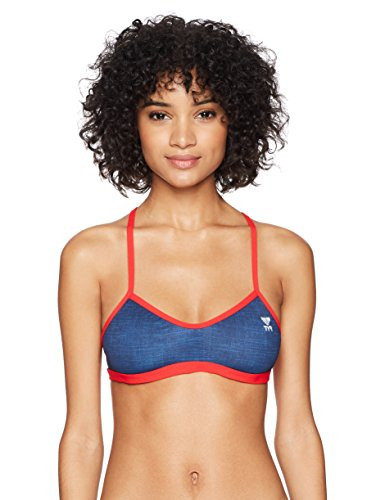 TYR Sandblasted Mojave Tieback Top  Navy  XS