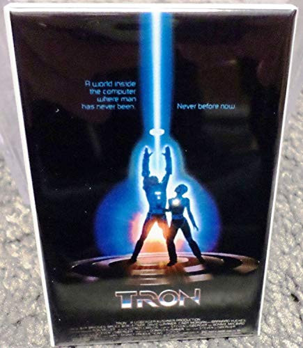 Tron MAGNET 2inch  x 3inch  Refrigerator Locker Vintage 80_s Movie Poster