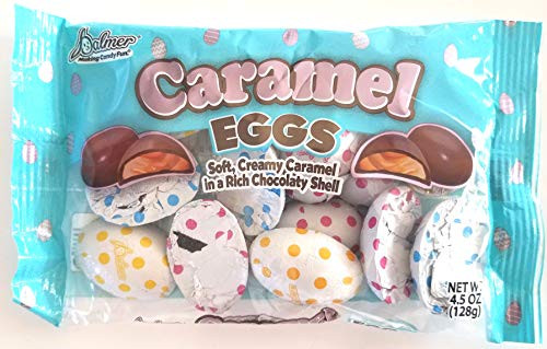 Palmer -1 Bag- Creamy Caramel Chocolate Easter Eggs 4.5 oz 128 g Palmer -1 Bag- Creamy Caramel Chocolate Easter Eggs 4.5 oz 128 g
