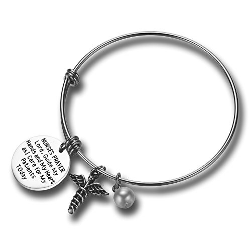 CJ and M Nurse Bracelet  Nurse Gift  Nurse Prayer Bracelet  Nursing Bracelet Makes Perfect Nurses Gift Nurse Gifts Nurse Bangle CJ and M Nurse Bracelet  Nurse Gift  Nurse Prayer Bracelet  Nursing Bracelet Makes Perfect Nurses Gift Nurse Gifts Nurse Bangle