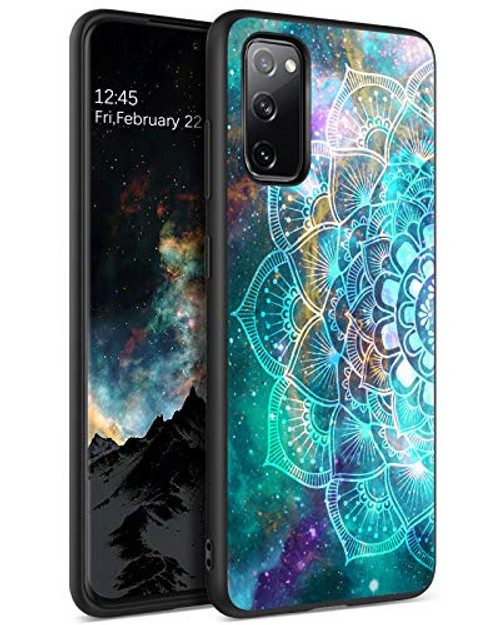 BENTOBEN Samsung S20 FE Case  Galaxy S20 FE Case  Slim Fit Glow in The Dark Shockproof Protective Hybrid Hard PC Soft TPU Bumper Phone Cover for Samsung Galaxy S20 FE 4G 5G 2020  Mandala in Galaxy