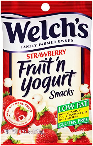 WELCHS Fruit _n Yogurt Snacks  Strawberry  4.25 Ounce