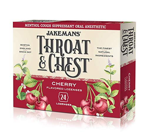 Jakemans Throat N Chest Lozenges Case Of 24 Cherry