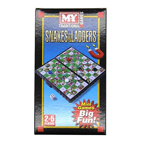 M.Y Magnetic Pocket Travel Game - Snakes and Ladders