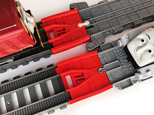 TrainLab Take-n-Play to Trackmaster -2014- Train Track Adapter for Thomas and Friends Railway -Red-