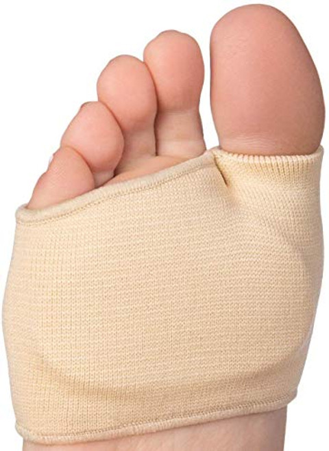 Kardon Forefoot Metatarsal Pads for Women and Men - Ball of Foot Cushions with Soft Gel Sole  Half Toe Bunion Sleeve for Diabetic Feet Metatarsalgia Mortons Neuroma Prevent Calluses Blisters -S-