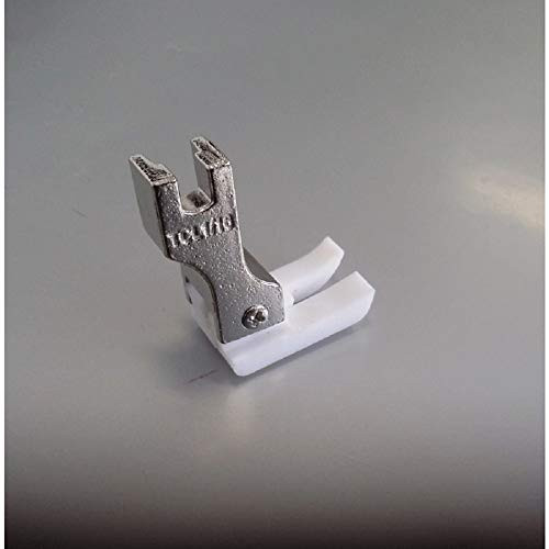 NGOSEW Teflon Left Side Edge Guide Compensating Presser Foot for Single Needle Industrial Juki Singer Consew Brother Pfafff Janome and More Sewing Machines -TCL-1 16inch N Narrow- NGOSEW Teflon Left Side Edge Guide Compensating Presser Foot for Single Needle Industrial Juki Singer Consew Brother Pfafff Janome and More Sewing Machines -TCL-1 16inch N Narrow-