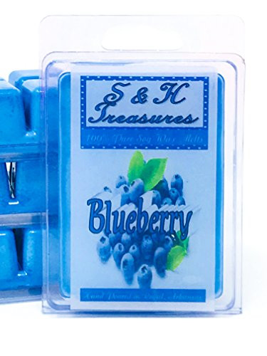 Blueberry - Pure Soy Wax Melts - Fruit Scents - 1 pack -6 cubes-
