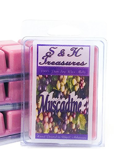 Muscadine - Pure Soy Wax Melts - Fruit Scents - 1 pack -6 cubes-