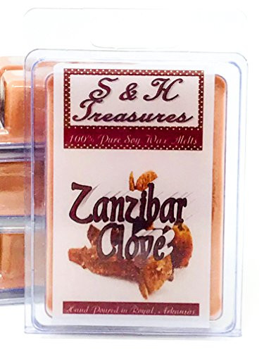Zanzibar Clove - Pure Soy Wax Melts - Spice Scents - 1 pack -6 cubes-