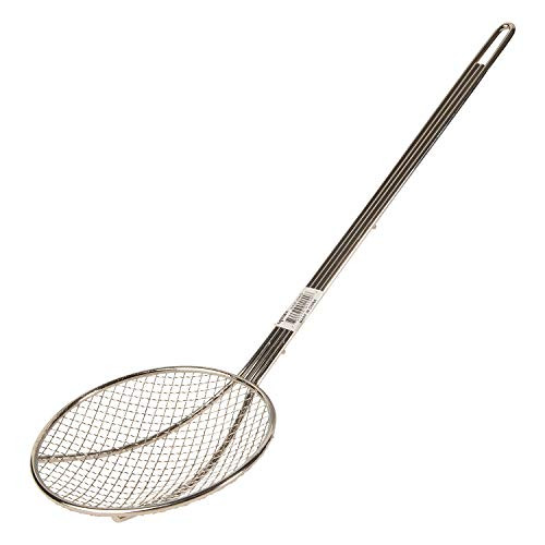 Update International 6inch  Nickel-Plated Round Medium Mesh Skimmer