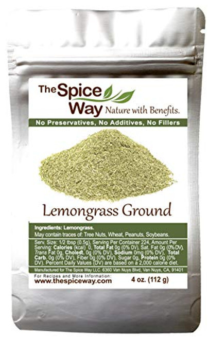 The Spice Way Lemongrass Powder - - 4 oz - freshly ground dried herb. Used for cooking and tea. The Spice Way Lemongrass Powder - - 4 oz - freshly ground dried herb. Used for cooking and tea.