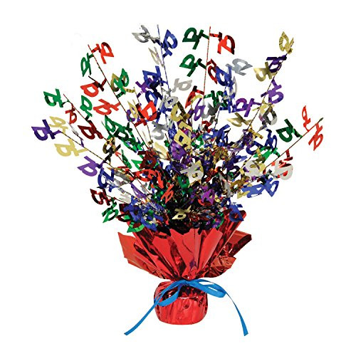 75 Gleam _N Burst Centerpiece -multi-color- Party Accessory  -1 count- -1 Pkg-